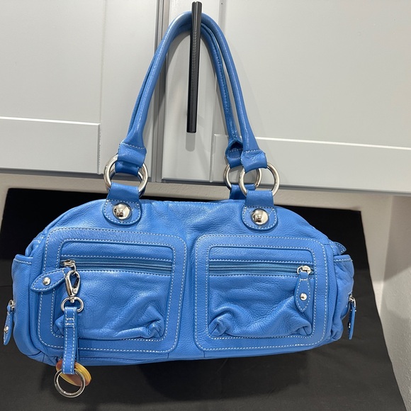 barr barr Handbags - Barr Barr Blue leather handbag
